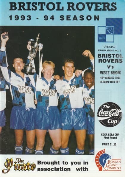 Bristol Rovers v West Bromwich Albion 18-Aug-1993