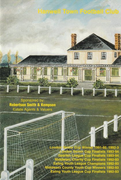 Hanwell Town v Welling United 17-Dec-2002