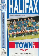 Halifax Town v Welling United  18-Mar-1995