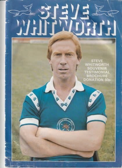 Steve Whitworth Testimonial brochure 1978-79