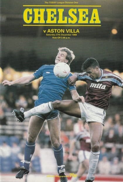 Chelsea v Aston Villa 27-Dec-1986