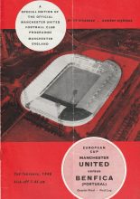 Manchester United v Benfica 02-Feb-1966