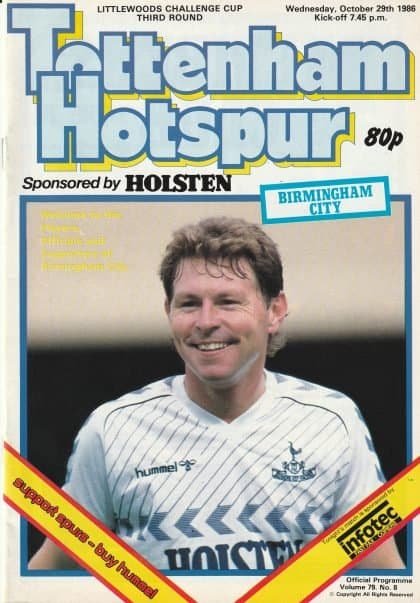 Tottenham Hotspur v Birmingham City 29-Oct-1986