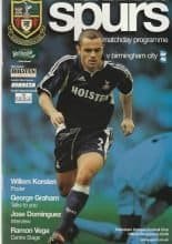 Tottenham Hotspur v Birmingham City 31-Oct-2000