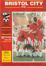 Bristol City v Birmingham City 07-Nov-1992