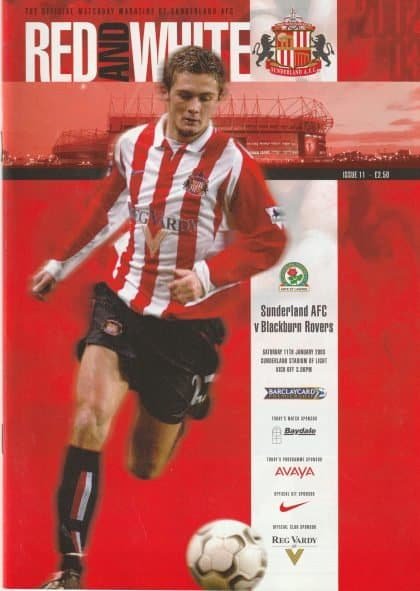 Sunderland v Blackburn Rovers 11-Jan-2003