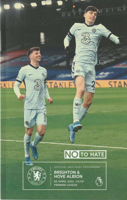 Chelsea v Brighton & Hove Albion  20-Apr-2021