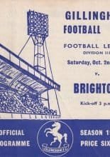 Gillingham v Brighton & Hove Albion  02-Oct-1965