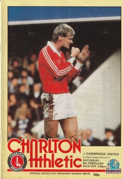 Charlton Athletic v Cambridge United 05-Feb-1983