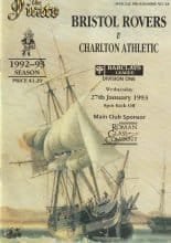 Bristol Rovers v Charlton Athletic 27-Jan-1993
