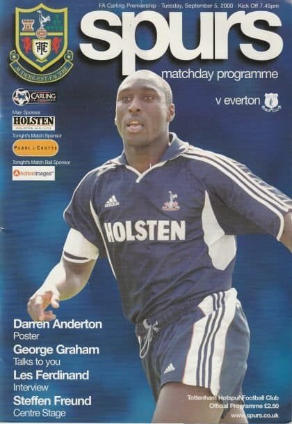Tottenham Hotspur v Everton 05-Sep-2000