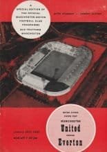 Manchester United v Everton 20-Jan-1965
