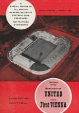 Manchester United v First Vienna 29-Oct-1962
