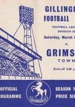 Gillingham v Grimsby Town 05-Mar-1966