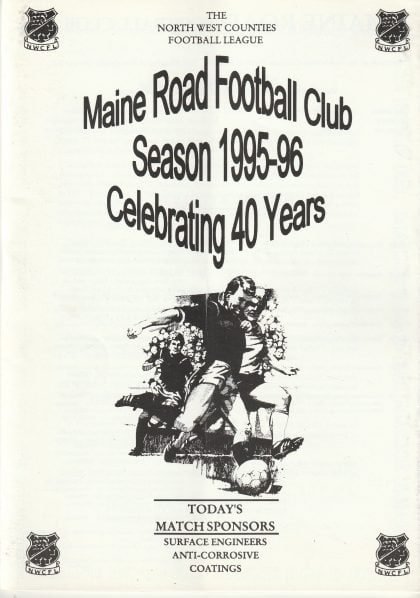 Maine Road v Kidsgrove Athletic  23-Jan-1996