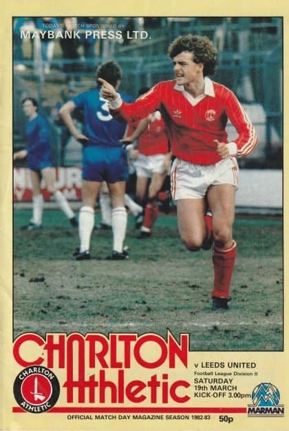 Charlton Athletic v Leeds United 19-Mar-1983
