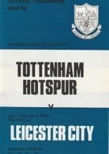Tottenham Hotspur v Leicester City 27-Apr-1974