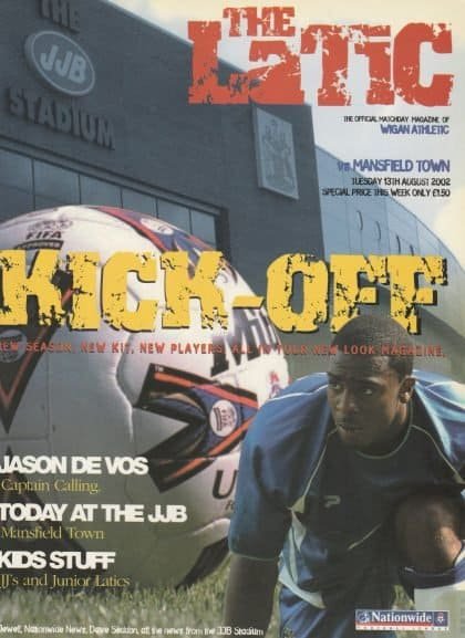 Wigan Athletic v Mansfield Town 13-Aug-2002