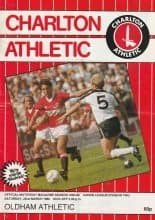 Charlton Athletic v Oldham Athletic 22-Mar-1986