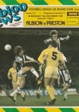 West Bromwich Albion v Preston North End  12-Nov-1980