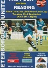 Peterborough United v Reading 23-Sep-1997
