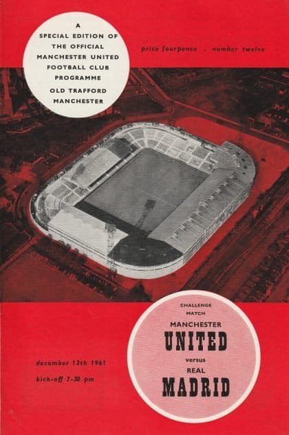 Manchester United v Real Madrid   13-Dec-1961
