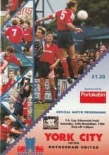 York City v Rotherham United 12-Nov-1994