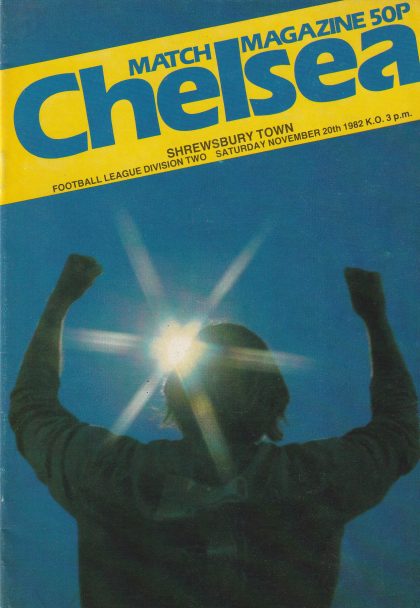 Chelsea v Shrewsbury Town 20-Nov-1982