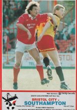 Bristol City v Southampton 22-Oct-1991