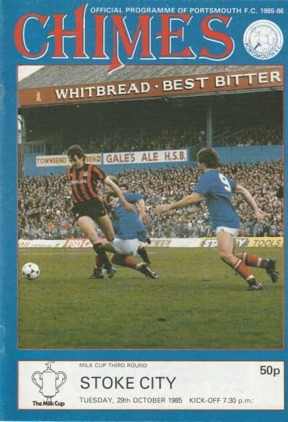 Portsmouth v Stoke City 29-Oct-1985