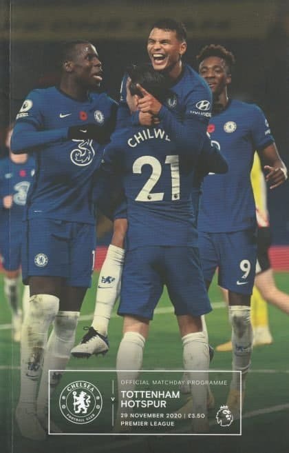 Chelsea v Tottenham Hotspur  29-Nov-2020