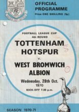 Tottenham Hotspur v West Bromwich Albion 28-Oct-1970