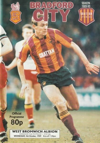 Bradford City v West Bromwich Albion 04-Oct-1989