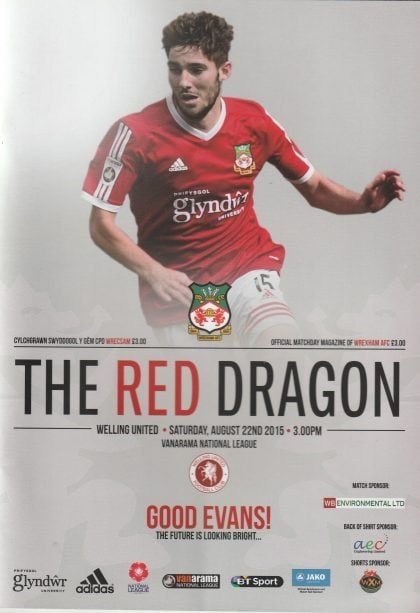 Wrexham v Welling United 22-Aug-2015