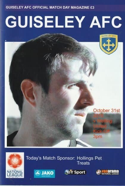 Guiseley v Welling United  31-Oct-2015