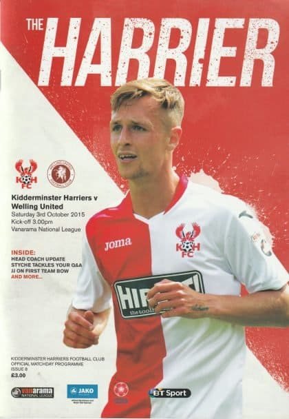 Kidderminster Harriers v Welling United 03-Oct-2015