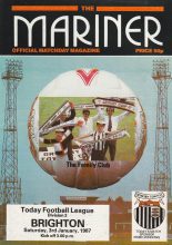 Grimsby Town v Brighton & Hove Albion   03-Jan-1987