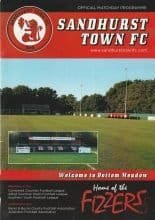 Sandhurst Town v Colliers Wood  10-Nov-2012