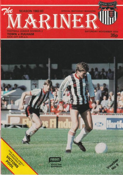 Grimsby Town v Fulham 13-Nov-1982