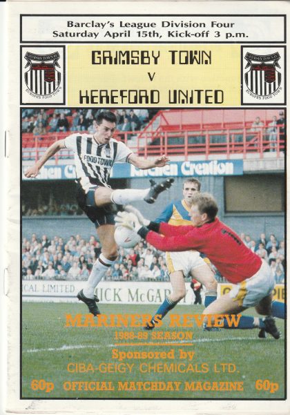 Grimsby Town v Hereford United  15-Apr-1989