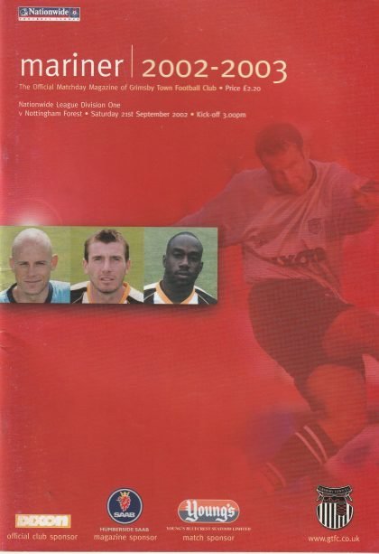Grimsby Town v Nottingham Forest 21-Sep-2002