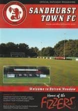 Sandhurst Town v Ash United 01-10-2013