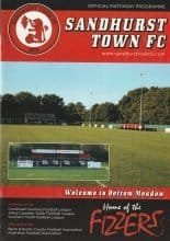 Sandhurst Town v Banstead Athletic 2013-14