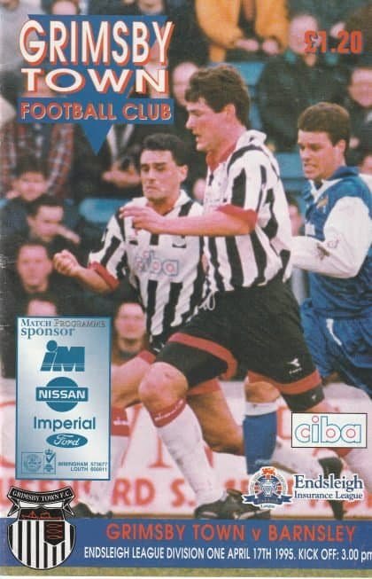Grimsby Town v Barnsley 17-Apr-1995