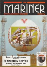 Grimsby Town v Blackburn Rovers 02-Dec-1986