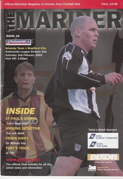 Grimsby Town v Bradford City 02-Feb-2002