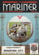 Grimsby Town v Bradford City  30-Aug-1986