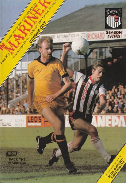 Grimsby Town v Cardiff City 15-May-1982