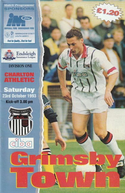 Grimsby Town v Charlton Athletic 23-Oct-1993