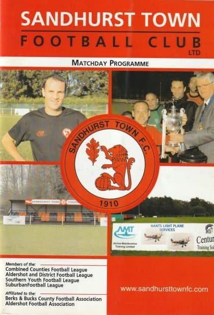 Sandhurst Town v Chipstead  09-Dec-2006